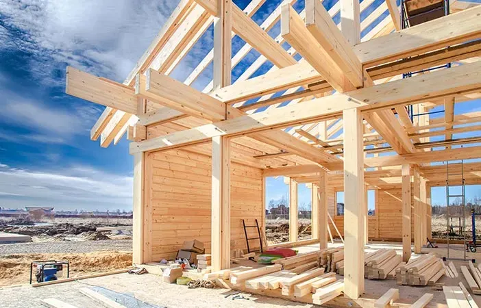 Chalet bois à Montagny